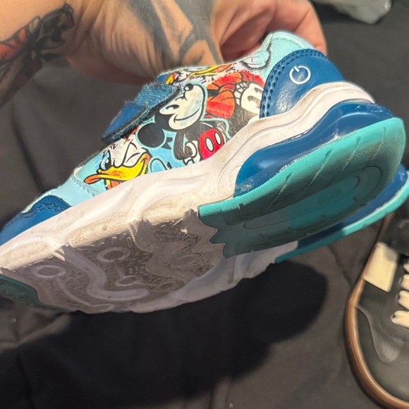 Bundle Kids Shoes Sz.9 Disney Kids Blue Sneakers & H&M shoes both pairs - Picture 4 of 13